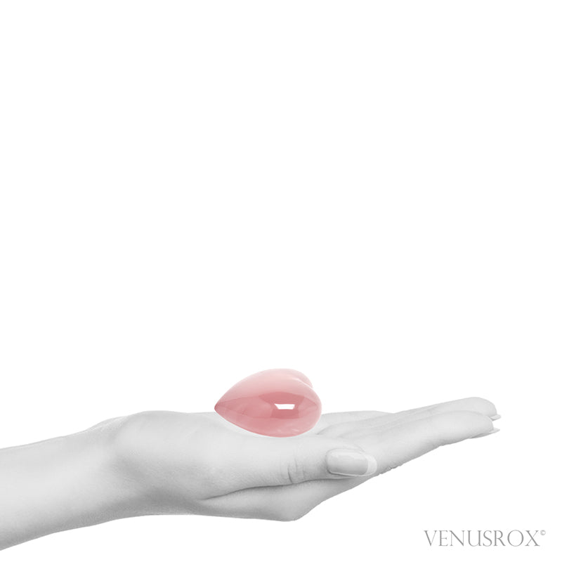 Star Rose Quartz Polished Heart from Madagascar | Venusrox