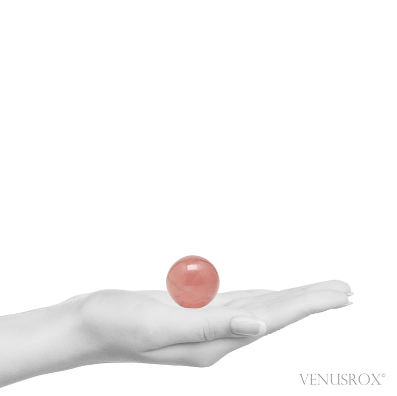 Star Rose Quartz Polished Sphere from Madagascar | Venusrox