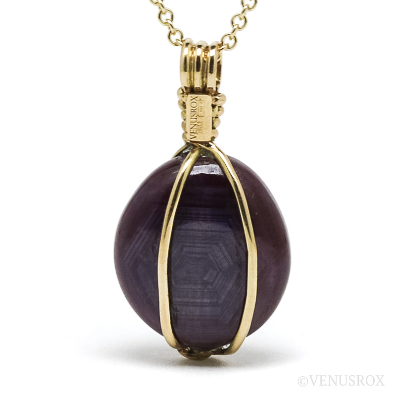 Ruby Polished Crystal Pendant from India | Venusrox