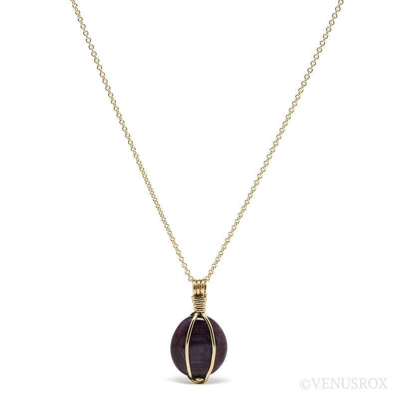 Ruby Polished Crystal Pendant from India | Venusrox