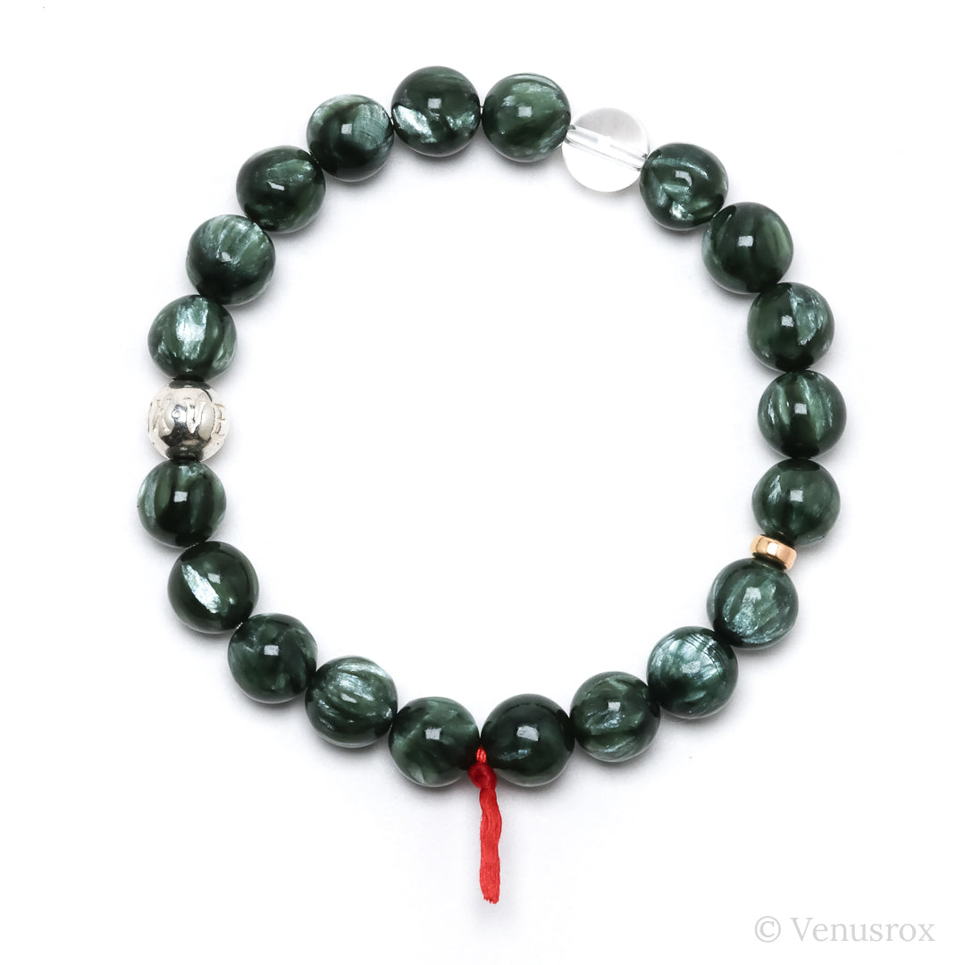 Seraphinite Bracelet from Siberia, Russia | Venusrox