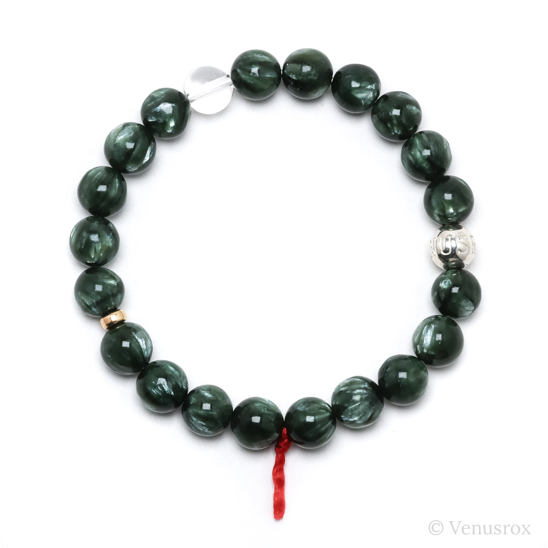 Seraphinite Bracelet from Siberia, Russia | Venusrox