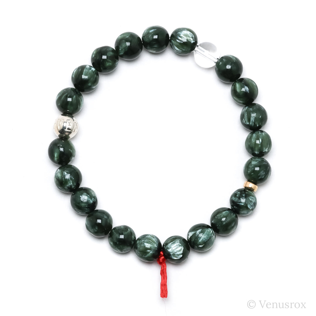 Seraphinite Bracelet from Siberia, Russia | Venusrox