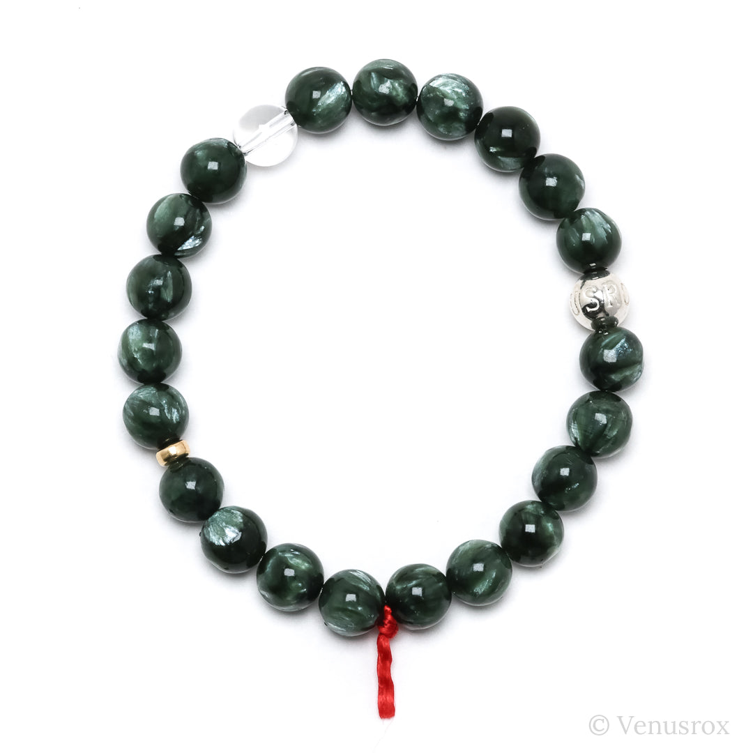 Seraphinite Bracelet from Siberia, Russia | Venusrox