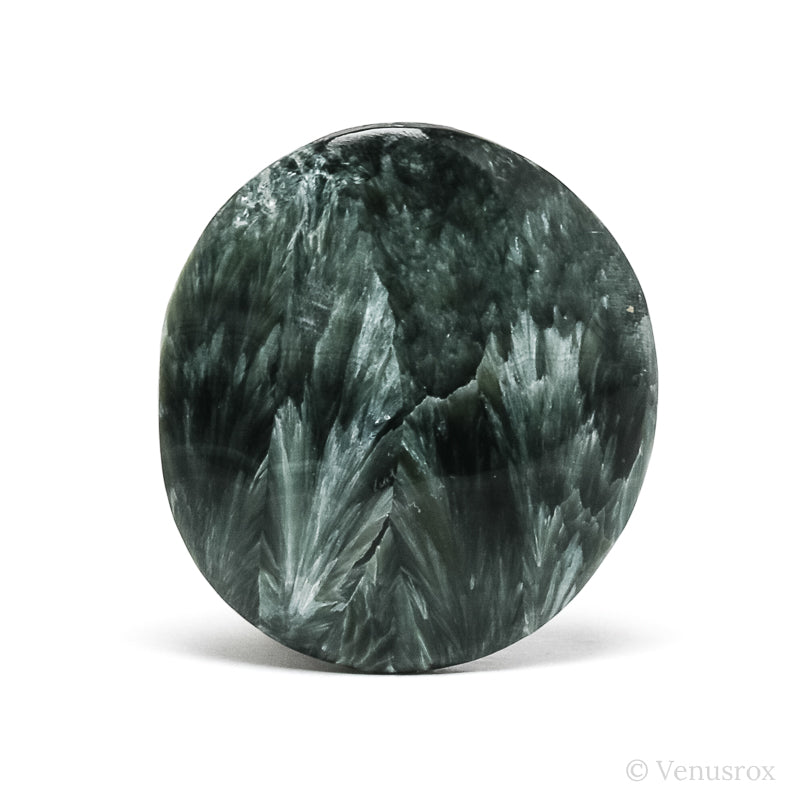 Seraphinite Polished Crystal from the Korshunovskoye Iron Scary Deposit, Irkutskaya Oblast, Siberia, Russia | Venusrox