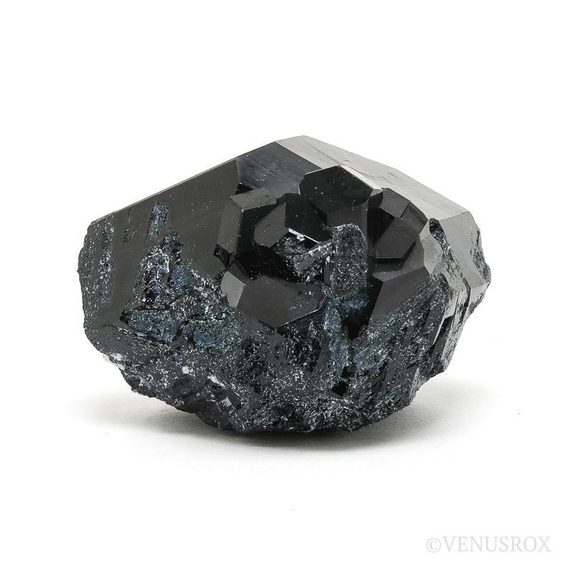 Black Tourmaline with Smoky Quartz Natural Cluster from the Erongo Mountains, Namibia | Venusrox