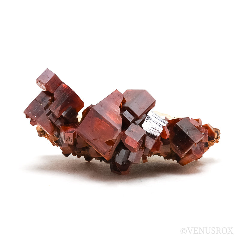 VANADINITE ON MATRIX NATURAL CLUSTER - NATURAL CRYSTALS