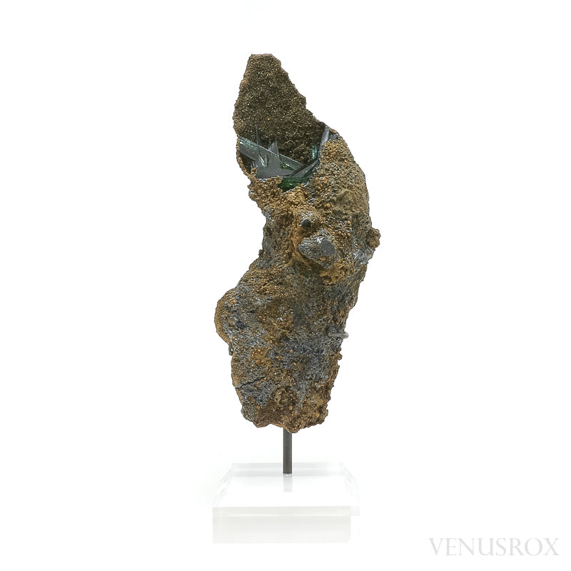 Vivianite with Matrix Natural Crystal from Brazil mounted on a bespoke stand | Venusrox