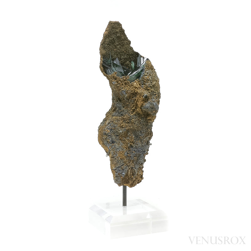 Vivianite with Matrix Natural Crystal from Brazil mounted on a bespoke stand | Venusrox