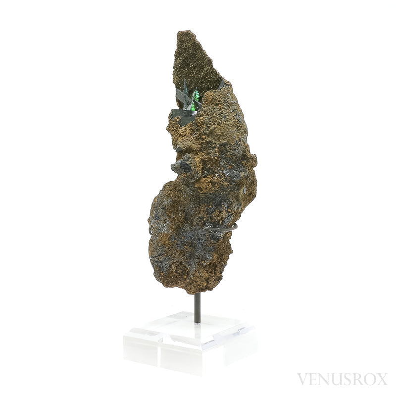 Vivianite with Matrix Natural Crystal from Brazil mounted on a bespoke stand | Venusrox