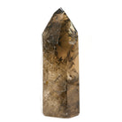Rutilated Smoky Phantom Quartz Part Polished/Part Natural Point from Brazil | Venusrox