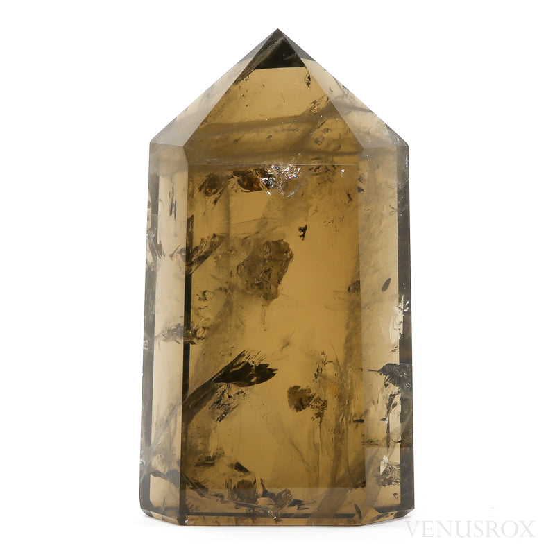 Naturally coloured 'Cognac' Citrine Polished Point from Brazil | Venusrox