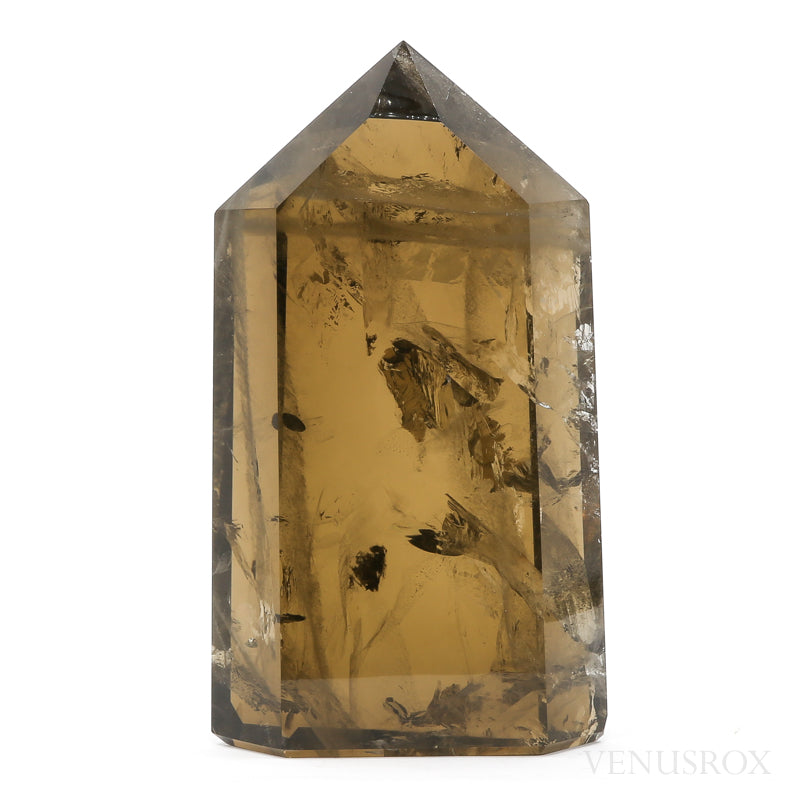 Naturally coloured 'Cognac' Citrine Polished Point from Brazil | Venusrox