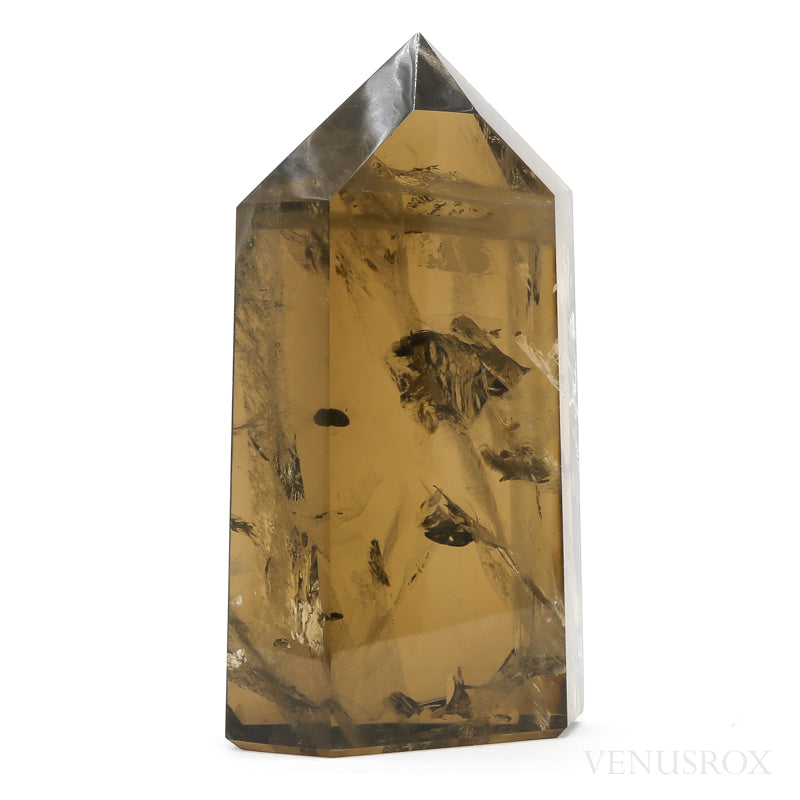 Naturally coloured 'Cognac' Citrine Polished Point from Brazil | Venusrox