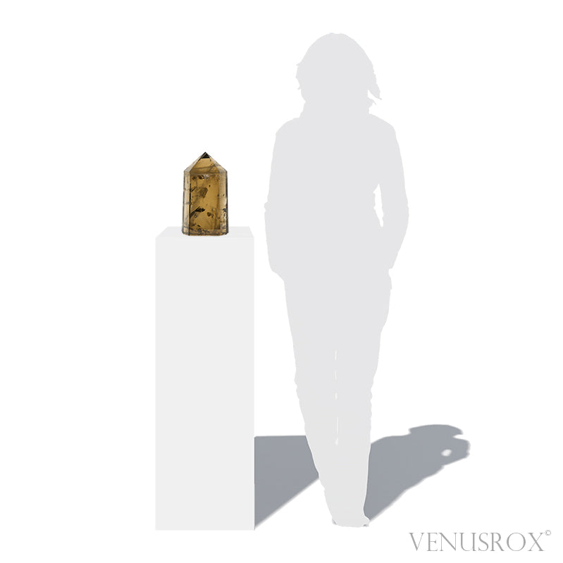 Naturally coloured 'Cognac' Citrine Polished Point from Brazil | Venusrox