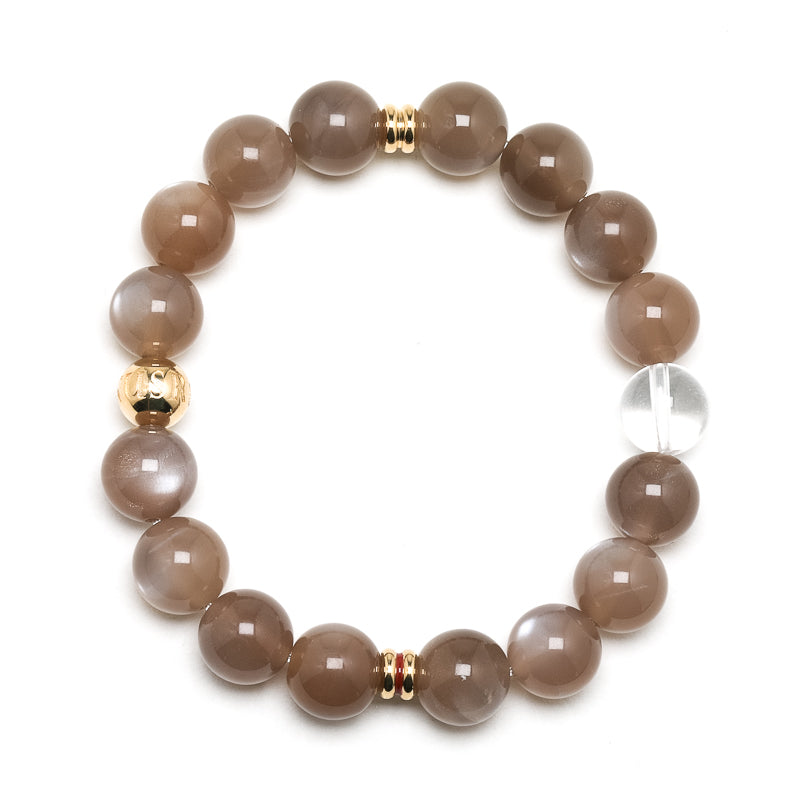 Brown Moonstone Bracelet from India | Venusrox