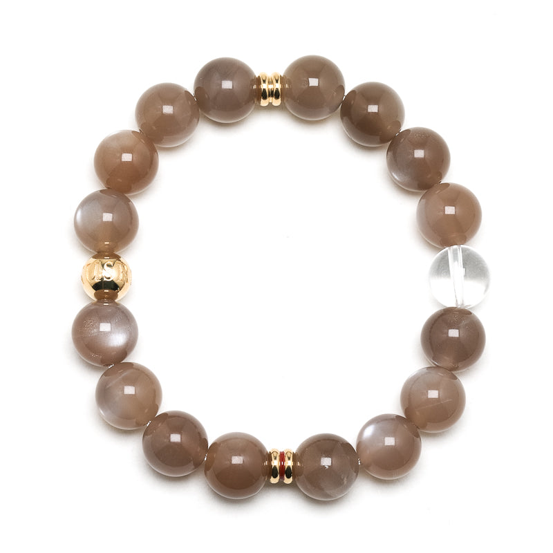 Brown Moonstone Bracelet from India | Venusrox