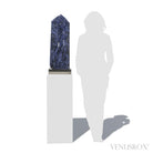 Sodalite Polished/Natural Point from Brazil mounted on a bespoke stand | Venusrox