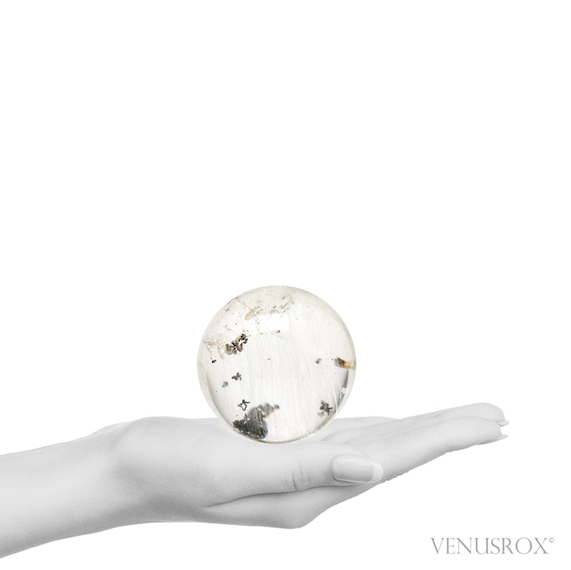Rutilated Dendritic Quartz Polished Sphere from Madagascar | Venusrox