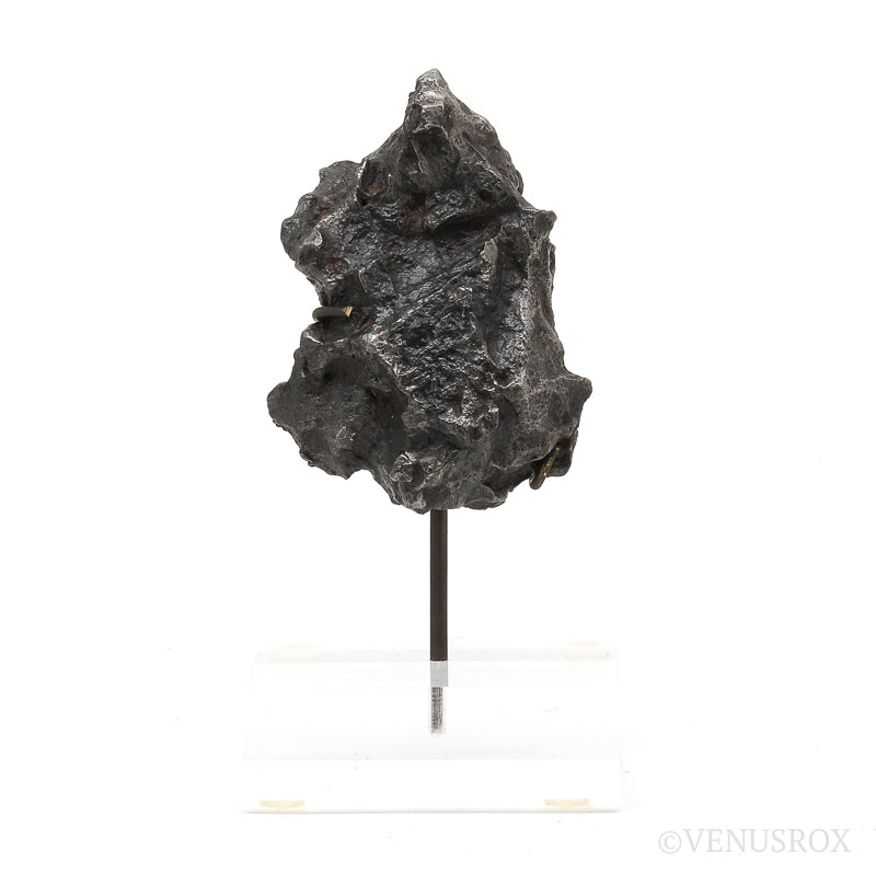 Sikhote-Alin Meteorite Shrapnel Fragment from the Sikhote-Alin Mountains, Russia mounted on a bespoke stand | Venusrox
