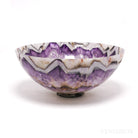 Chevron Amethyst Polished Bowl from India | Venusrox