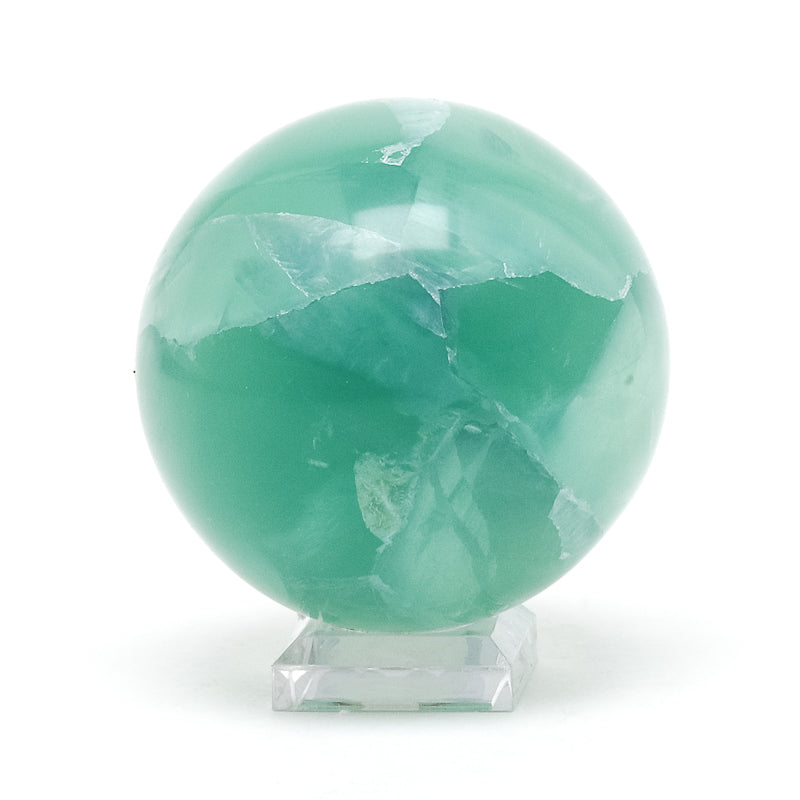 Fluorite Polished Sphere from Mexico | Venusrox
