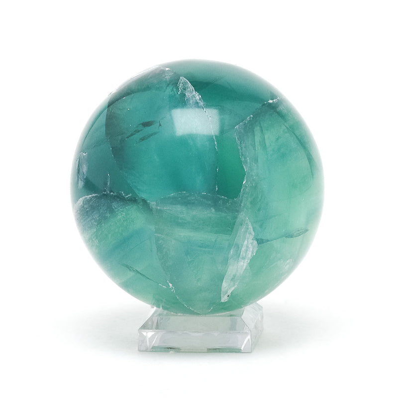 Fluorite Polished Sphere from Mexico | Venusrox