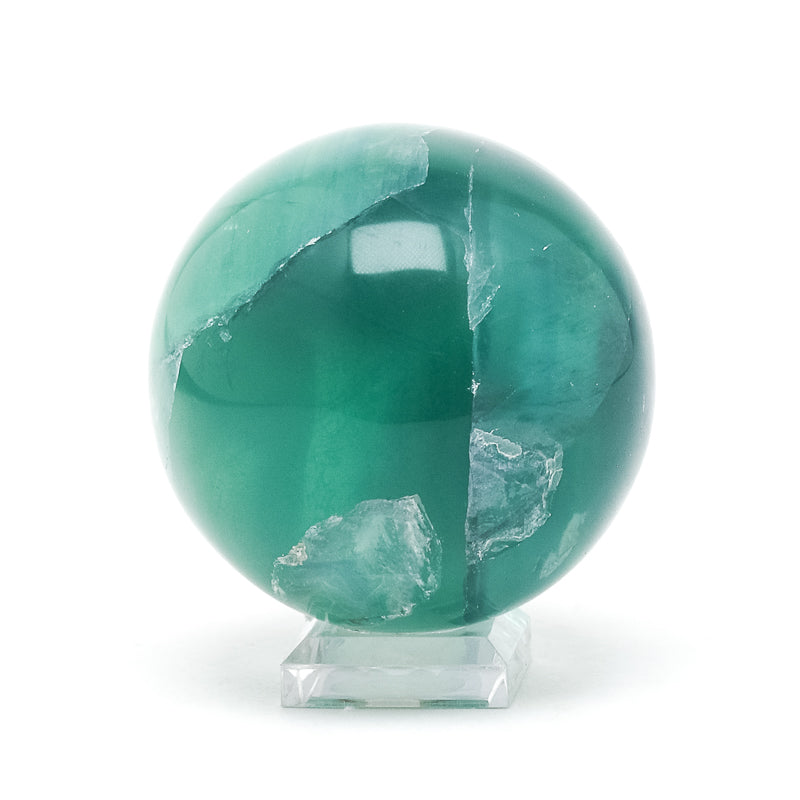 Fluorite Polished Sphere from Mexico | Venusrox