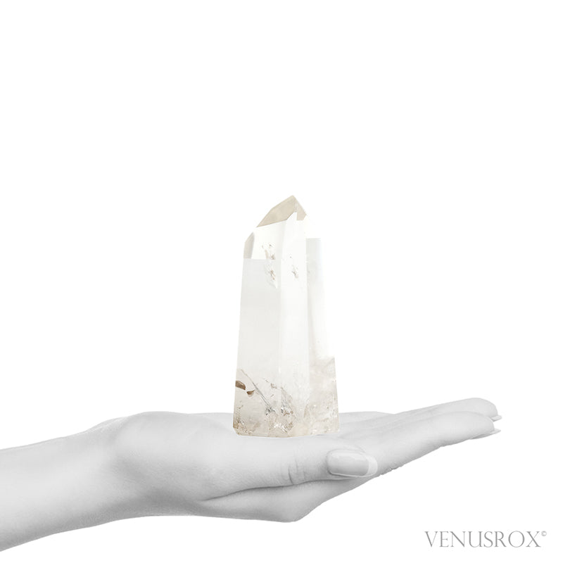 Smoky Lemurian Quartz Polished Point from Brazil | Venusrox