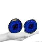 Azurite Part Polished/Part Natural Crystal from the Rubtsovsky Mine, Altaiskiy Krai, Russia | Venusrox