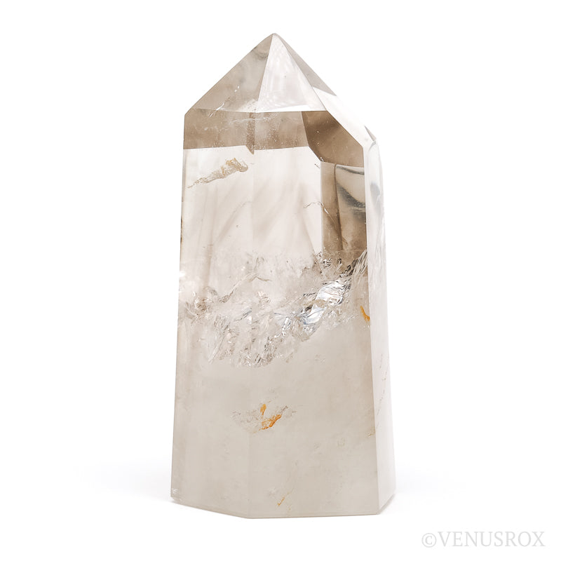 Smoky Phantom Quartz Polished Point from Madagascar | Venusrox