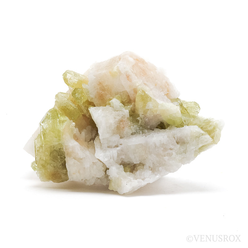 Brazilianite on Microcline Natural Specimen from the Telirio Mine, Linopolis District, Divino Das Laranjeiras, Minas Gerais, Brazil | Venusrox