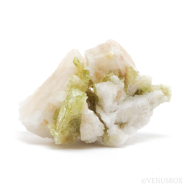 Brazilianite on Microcline Natural Specimen from the Telirio Mine, Linopolis District, Divino Das Laranjeiras, Minas Gerais, Brazil | Venusrox