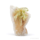 Brazilianite on Microcline Natural Specimen from the Telirio Mine, Linopolis District, Divino Das Laranjeiras, Minas Gerais, Brazil | Venusrox