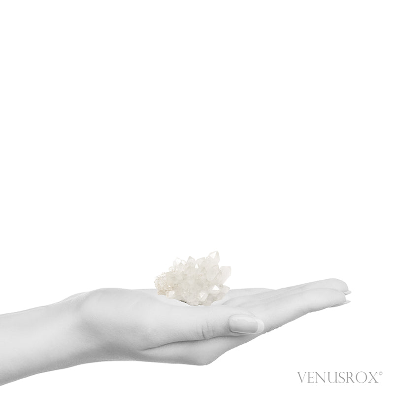 Apophyllite on Clear Quartz Natural Cluster from the Vtoroy Sovetskiy Mine, Dalnegorsk, Primorskiy Kray, Russia | Venusrox