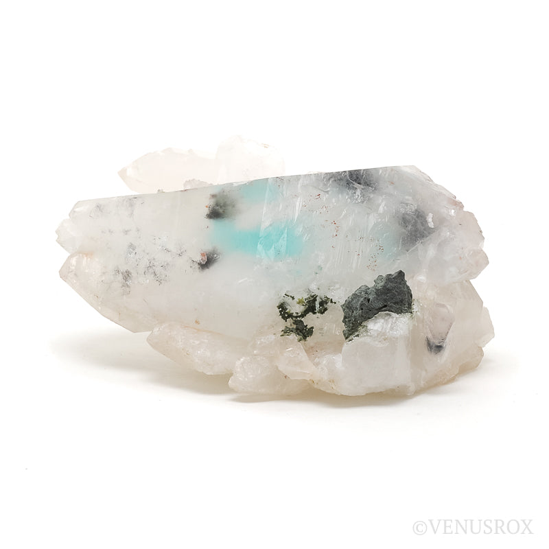 Ajoite in Clear Quartz Natural Cluster from Musina, Musina Local Municipality, Vhembe District Municipality, Limpopo, South Africa | Venusrox