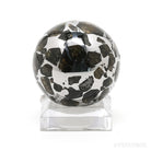 Seymchan Pallasite Meteorite Polished Sphere from the Hekandue River, Jasačnaja, Magadan District, Russia | Venusrox