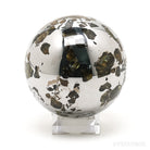 Seymchan Pallasite Meteorite Polished Sphere from the Hekandue River, Jasačnaja, Magadan District, Russia | Venusrox