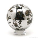Seymchan Pallasite Meteorite Polished Sphere from the Hekandue River, Jasačnaja, Magadan District, Russia | Venusrox