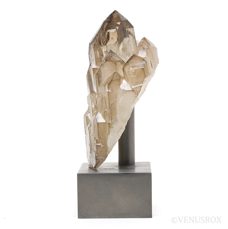 Naturally coloured Citrine 'Cathedral' Natural Point from Brazil mounted on a bespoke stand | Venusrox