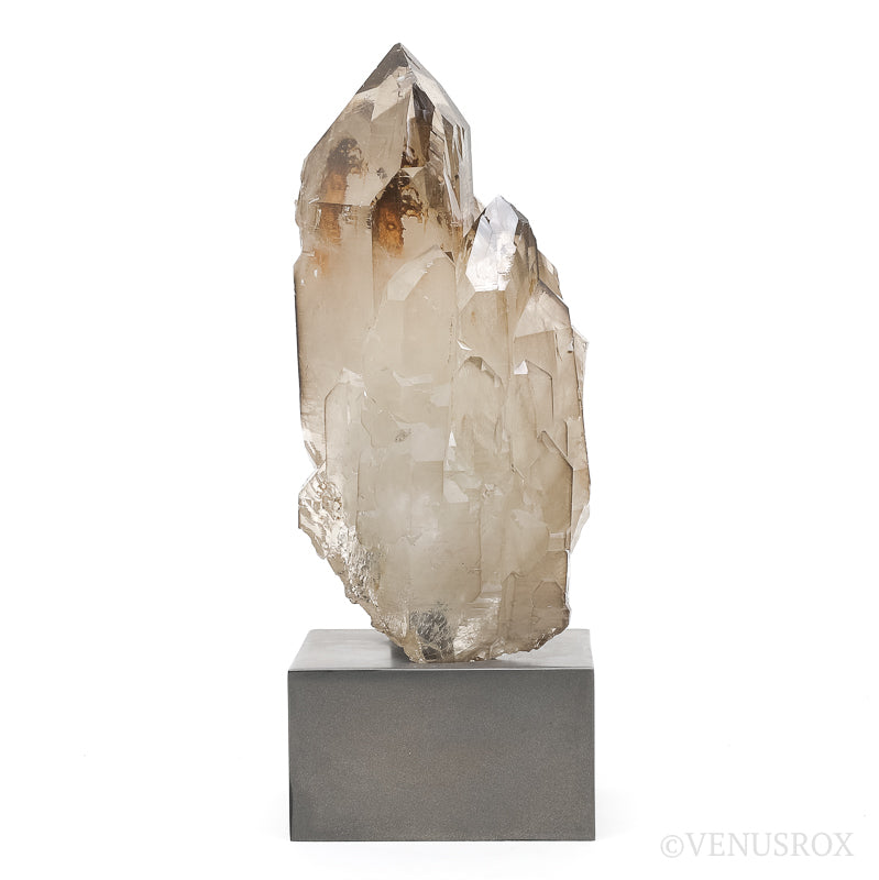 Naturally coloured Citrine 'Cathedral' Natural Point from Brazil mounted on a bespoke stand | Venusrox