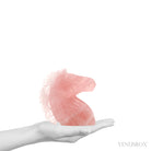 Rose Quartz Polished Horse Head from Brazil | Venusrox