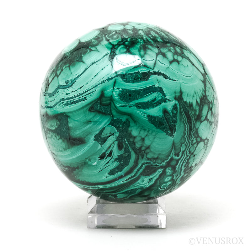 Malachite Sphere from the Democratic Republic of Congo | Venusrox