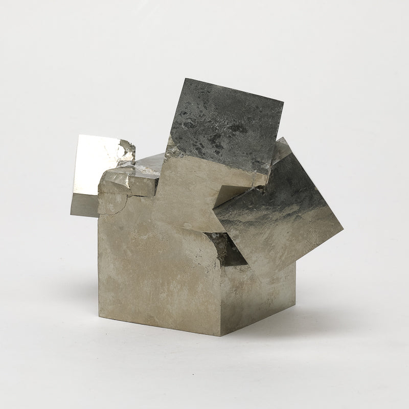 Natural Pyrite Cube Cluster from Navajun, La Rioja, Spain | Venusrox