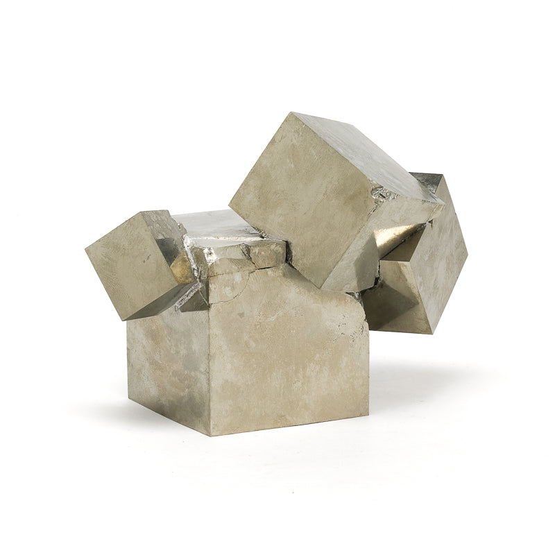 Natural Pyrite Cube Cluster from Navajun, La Rioja, Spain | Venusrox
