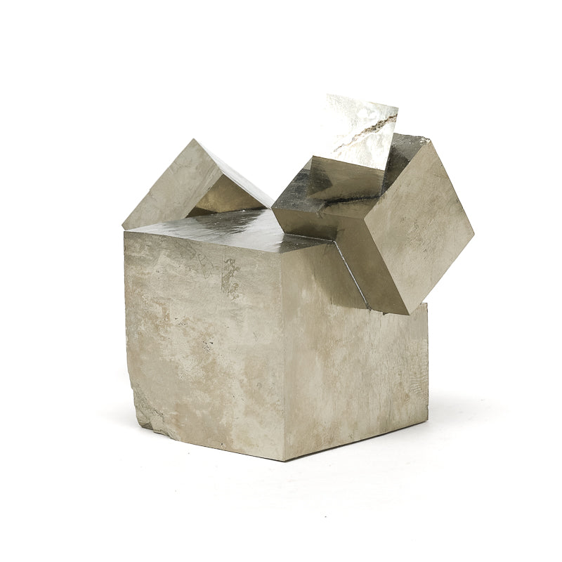 Natural Pyrite Cube Cluster from Navajun, La Rioja, Spain | Venusrox