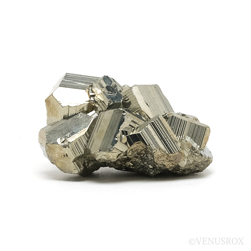 Pyrite Natural Cluster from the Huanzala Mine, Huallanca District, Dos de Mayo Province, Huánuco Department, Peru | Venusrox