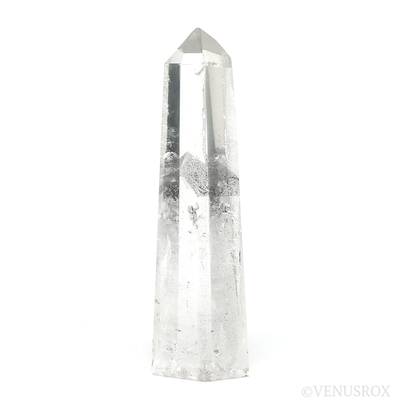 Black Phantom Lemurian Quartz Polished Point from Brazil | Venusrox