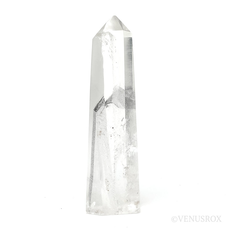 Black Phantom Lemurian Quartz Polished Point from Brazil | Venusrox