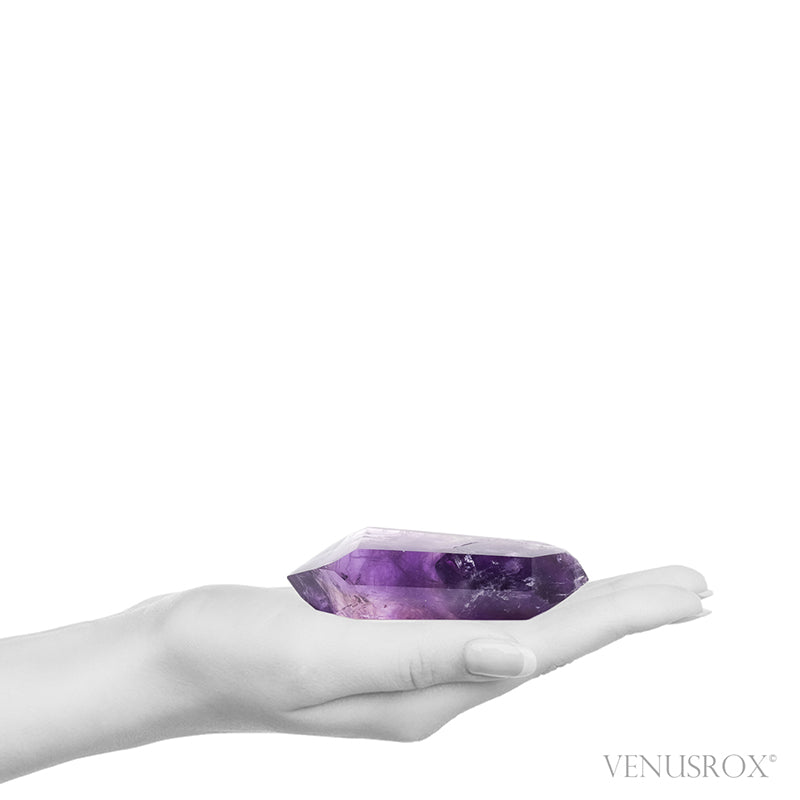 Amethyst Phantom Polished Point from Brazil | Venusrox